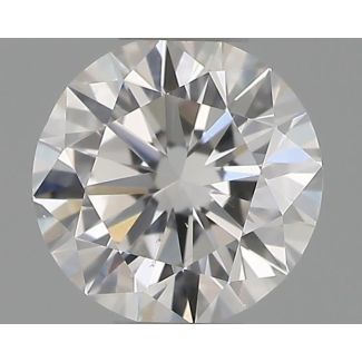 0.30 Carat Round F VS1 EX VG GIA Natural Diamond