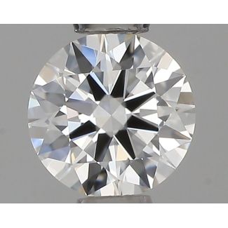 0.39 Carat Round G VVS1 EX IGI Natural Diamond