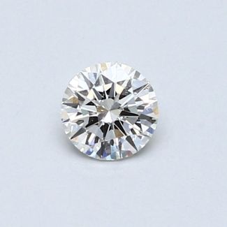 0.34 Carat Round H SI1 EX GIA Natural Diamond