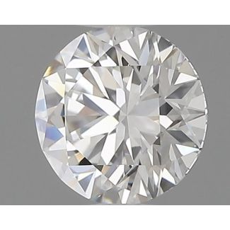 0.51 Carat Round F VS1 EX GIA Natural Diamond