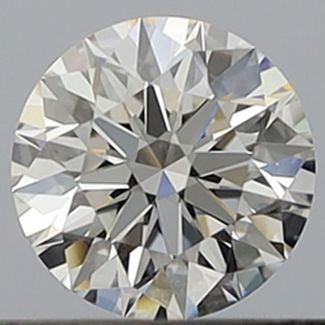 0.33 Carat Round F VVS1 EX GIA Natural Diamond