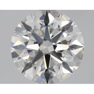 1.7 Carat Round F VVS2 EX GIA Natural Diamond