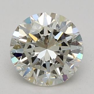 0.60 Carat Round I VVS2 VG EX GIA Natural Diamond