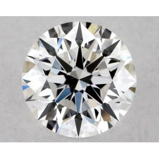 0.46 Carat Round E VVS2 EX VG GIA Natural Diamond