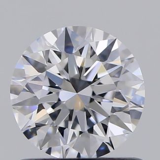 0.80 Carat Round D SI1 EX GIA Natural Diamond