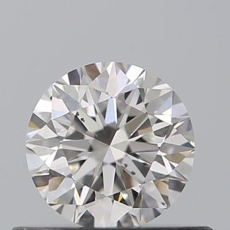 0.40 Carat Round F SI1 VG EX GIA Natural Diamond