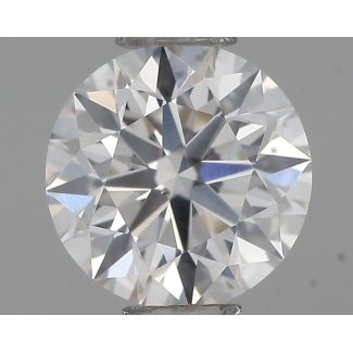 0.41 Carat Round G SI1 EX GIA Natural Diamond