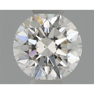 0.30 Carat Round G SI1 EX GIA Natural Diamond