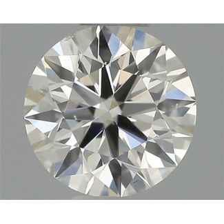 0.40 Carat Round H VS2 EX VG IGI Natural Diamond