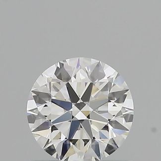 0.6 Carat Round H VVS2 EX GIA Natural Diamond