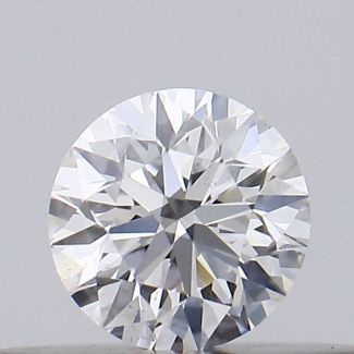 0.19 Carat Round E SI1 EX GIA Natural Diamond