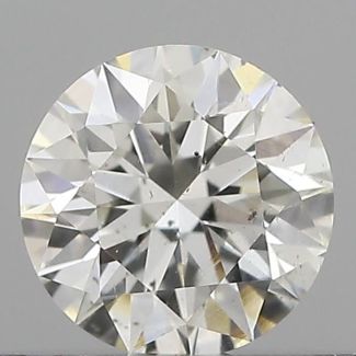 0.40 Carat Round H SI1 EX VG GIA Natural Diamond