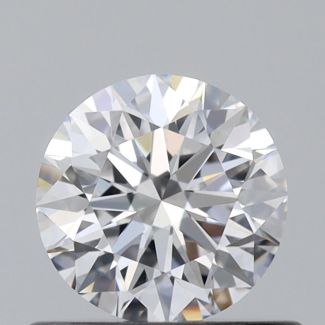 0.5 Carat Round D VVS1 EX GIA Natural Diamond