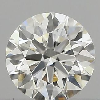 0.30 Carat Round H SI1 EX IGI Natural Diamond