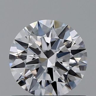 0.6 Carat Round E VVS1 EX GIA Natural Diamond