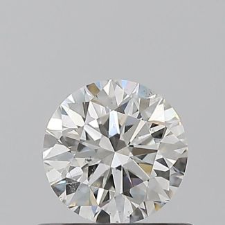 0.5 Carat Round G SI1 EX VG GIA Natural Diamond