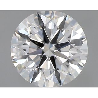 0.8 Carat Round E SI1 EX GIA Natural Diamond