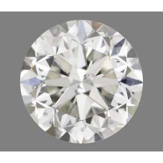 1.00 Carat Round J SI1 GD EX VG GIA Natural Diamond