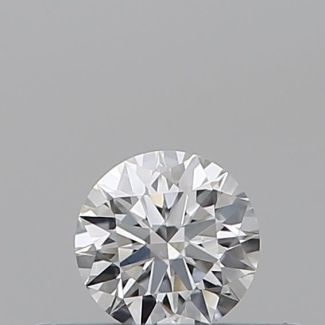 0.2 Carat Round D VVS2 EX VG GIA Natural Diamond