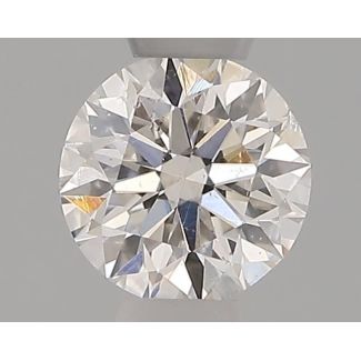 0.30 Carat Round F SI1 EX VG IGI Natural Diamond