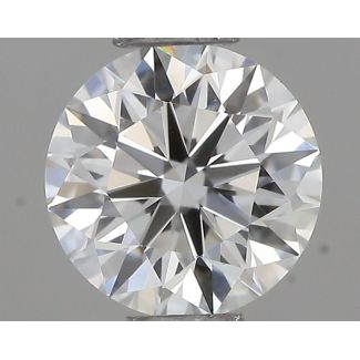 0.45 Carat Round H VVS1 EX GIA Natural Diamond