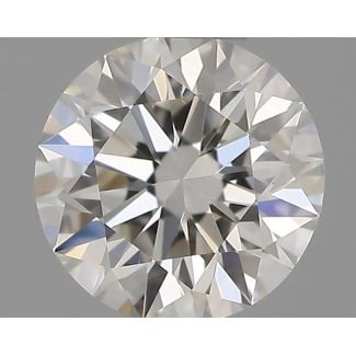 0.30 Carat Round H VS1 EX VG GIA Natural Diamond