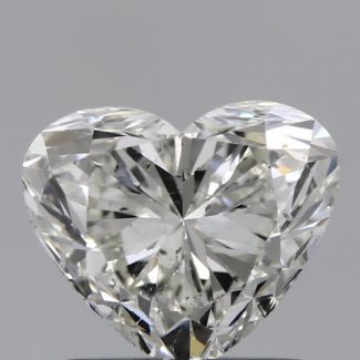 1.02 Carat Heart J SI2 - EX GD GIA Natural Diamond