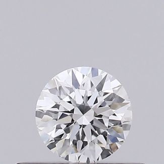 0.28 Carat Round D VVS1 EX GIA Natural Diamond