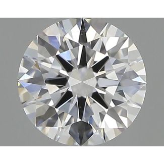 0.52 Carat Round F VS2 EX GIA Natural Diamond