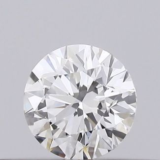 0.19 Carat Round F VS1 EX GIA Natural Diamond