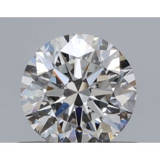 0.6 Carat Round I VS2 EX GIA Natural Diamond