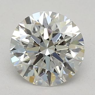 0.51 Carat Round F VVS1 VG EX GIA Natural Diamond