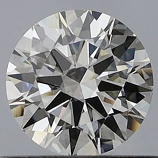 0.56 Carat Round E VVS1 EX GIA Natural Diamond