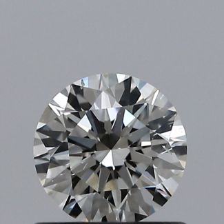 0.60 Carat Round I SI1 EX GIA Natural Diamond