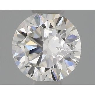 0.30 Carat Round H SI2 EX GIA Natural Diamond