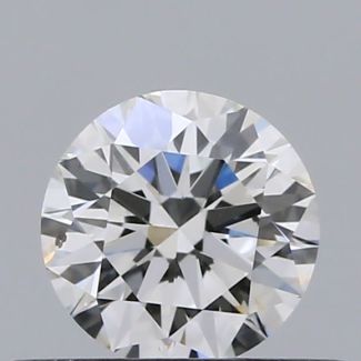 0.35 Carat Round G SI1 EX GIA Natural Diamond