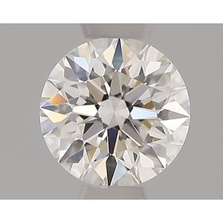 0.34 Carat Round H VS1 EX GIA Natural Diamond