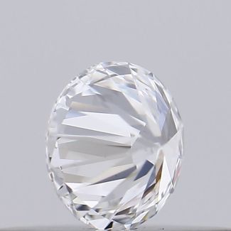 0.18 Carat Round D VVS2 EX VG GIA Natural Diamond