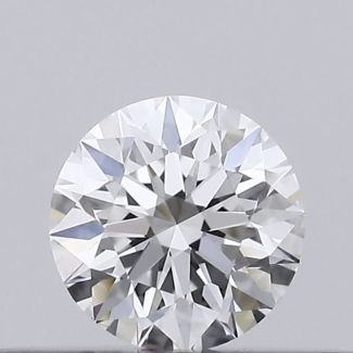 0.19 Carat Round D IF EX GIA Natural Diamond