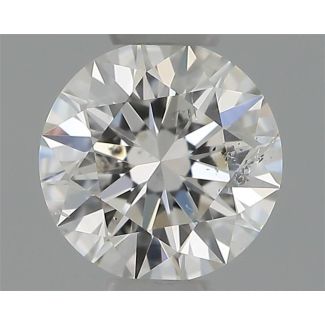 0.31 Carat Round F SI2 EX GIA Natural Diamond