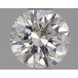 0.36 Carat Round H SI1 VG GD GIA Natural Diamond