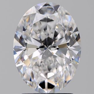 2.01 Carat Oval D VS2 - EX GIA Natural Diamond