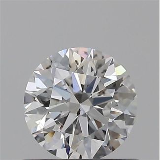 0.51 Carat Round E SI1 EX GIA Natural Diamond