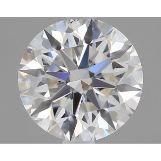 0.8 Carat Round F VS2 EX GIA Natural Diamond