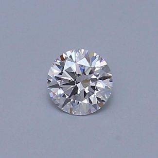 0.37 Carat Round D VVS1 EX GIA Natural Diamond