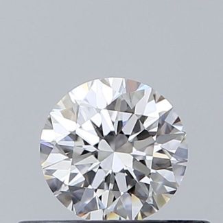 0.35 Carat Round E VVS1 EX GIA Natural Diamond