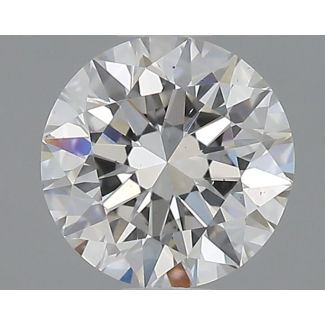 0.6 Carat Round F VS2 EX GIA Natural Diamond