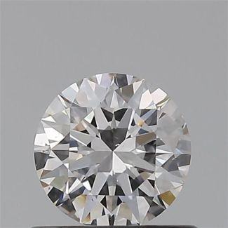 0.50 Carat Round G SI1 EX GIA Natural Diamond