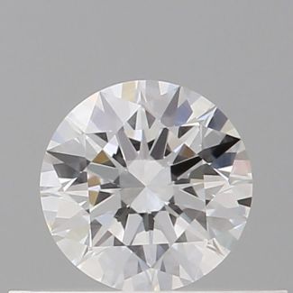 0.34 Carat Round D VVS1 EX GIA Natural Diamond