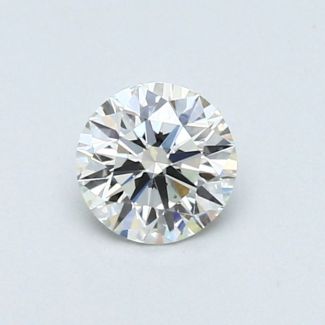 0.43 Carat Round H SI1 VG EX GIA Natural Diamond